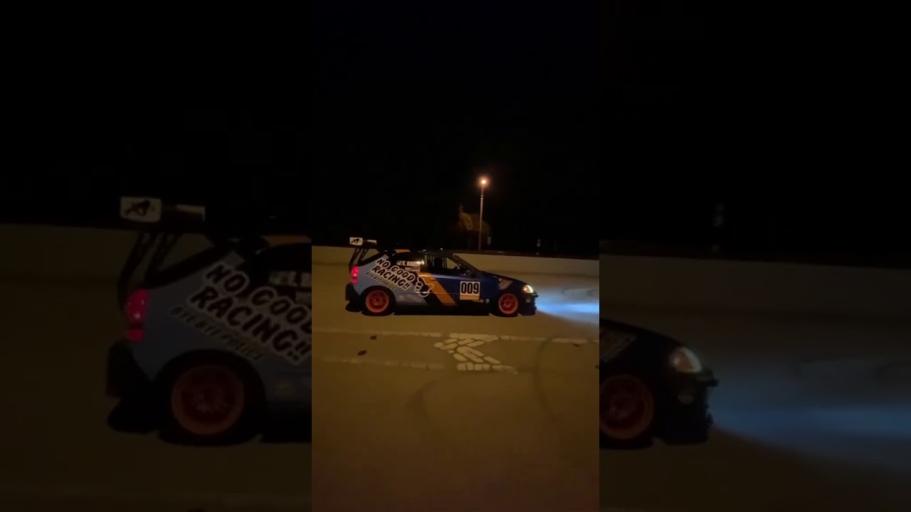 NOGOODRACING Time Attack EK Hatchback sending it in the streets of MIAMI🏁🏁🔥🔥
