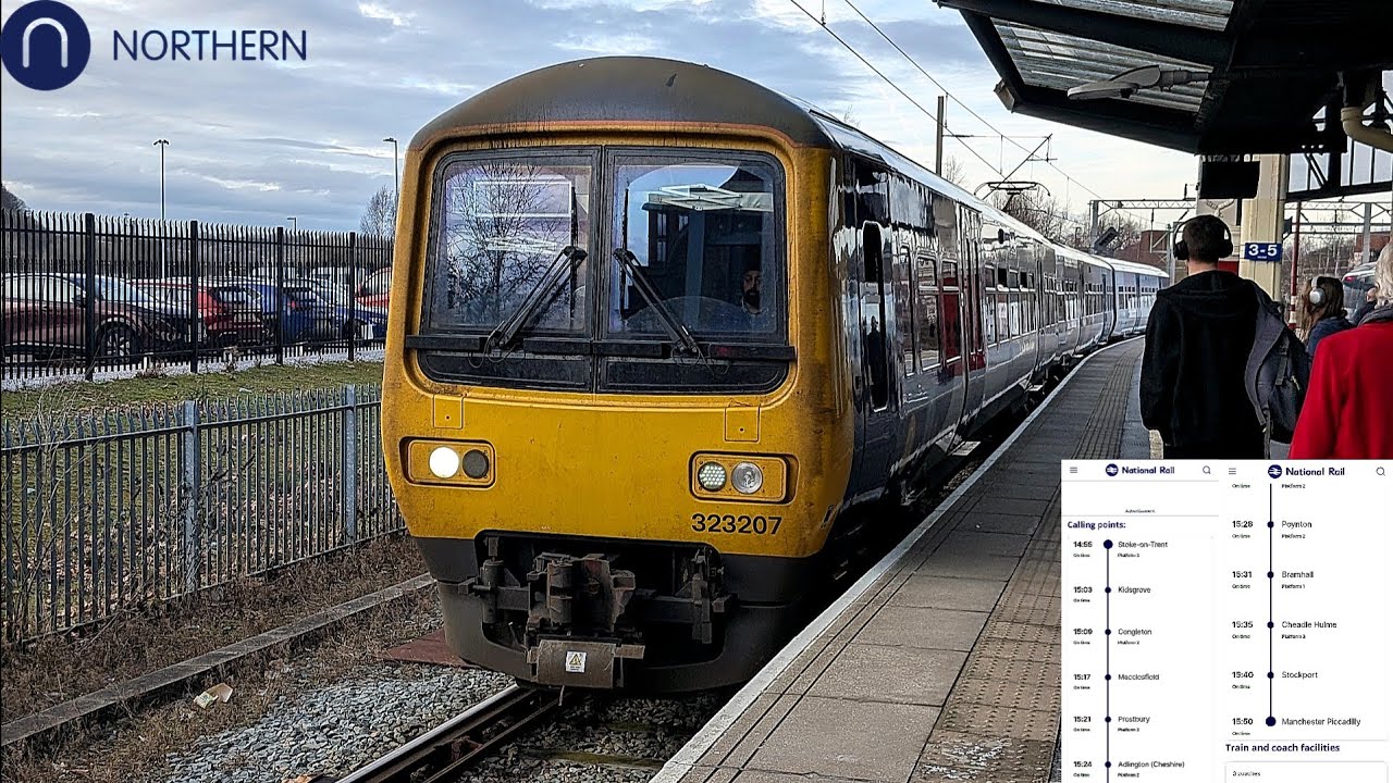 [Northern Class 323] Stoke-On-Trent to Manchester Piccadilly