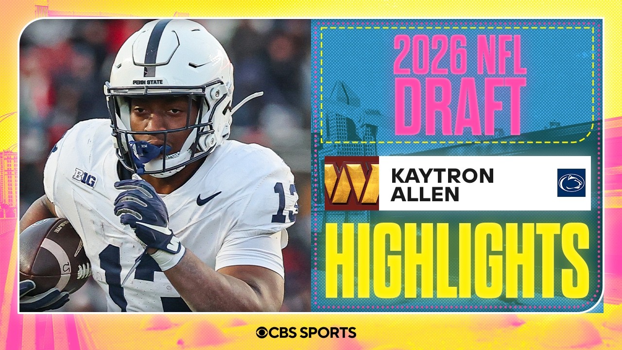Kaytron Allen Penn State Highlights | Drafted No. 187 to the Commanders