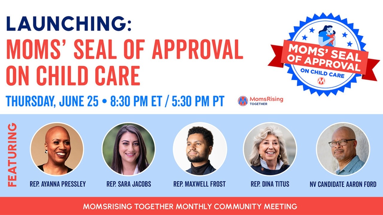 LAUNCH of the first-ever mom-built and mom-approved Moms&rsquo; Seal of Approval on Child Care