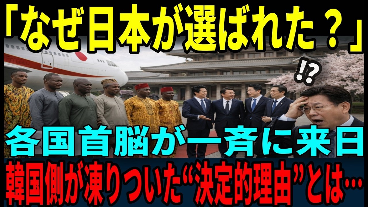 【海外の反応】「日本は韓国の下だろw」アフリカ19カ国の首脳が日本へ殺到韓国の経済学者が認めた“覆せない差”とは