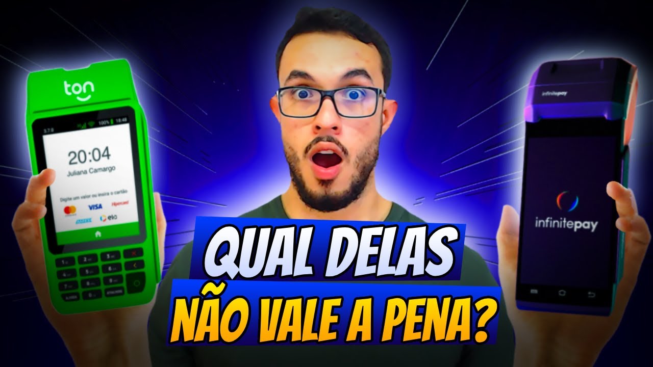 Maquininha TON ou INFINITEPAY - Pague a Menor Taxa de Juros  em 2023