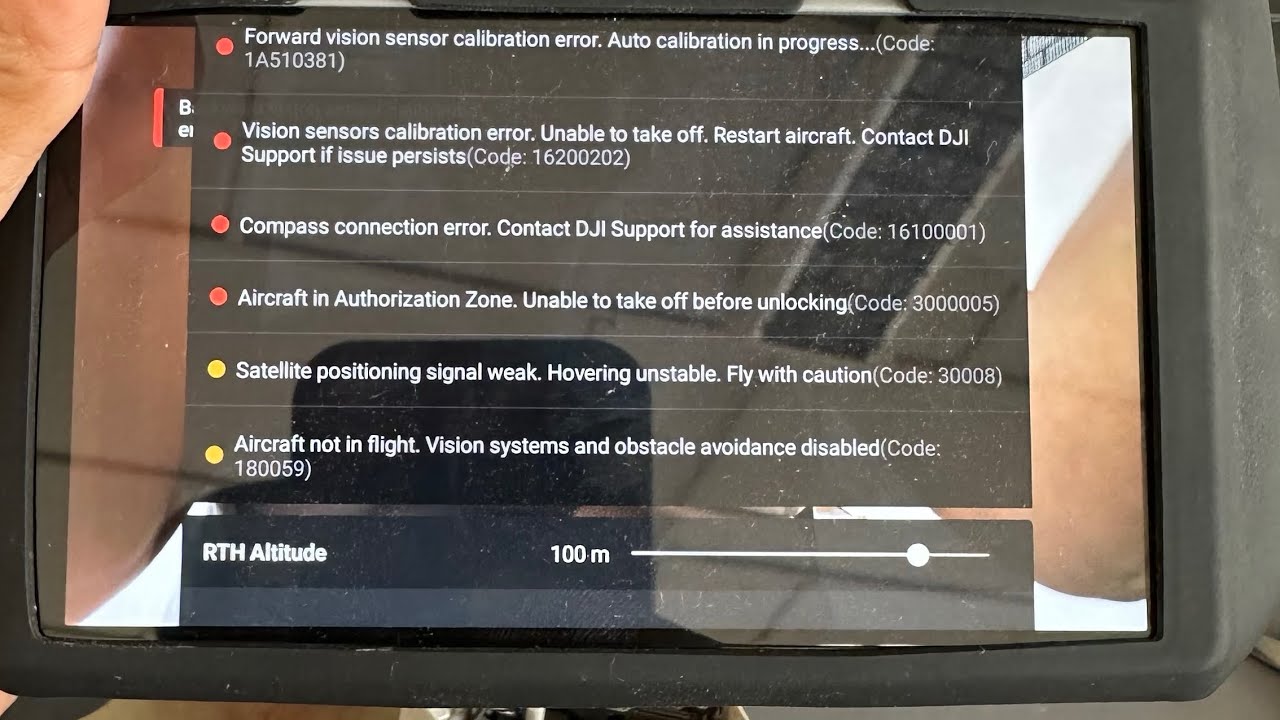 Dji mini 4 pro vision sensor error - Diagnose your drone 
