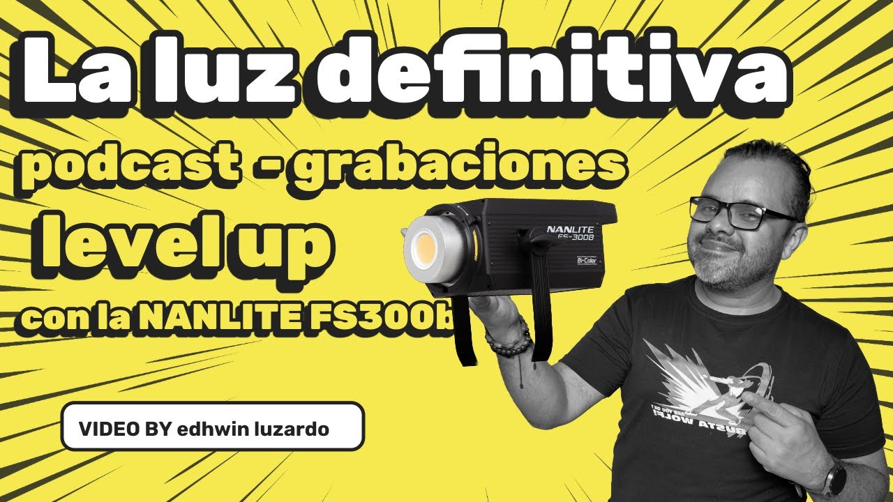 Compré la  NANLITE fs300B, y posiblemente está luz no sea lo que crees.
