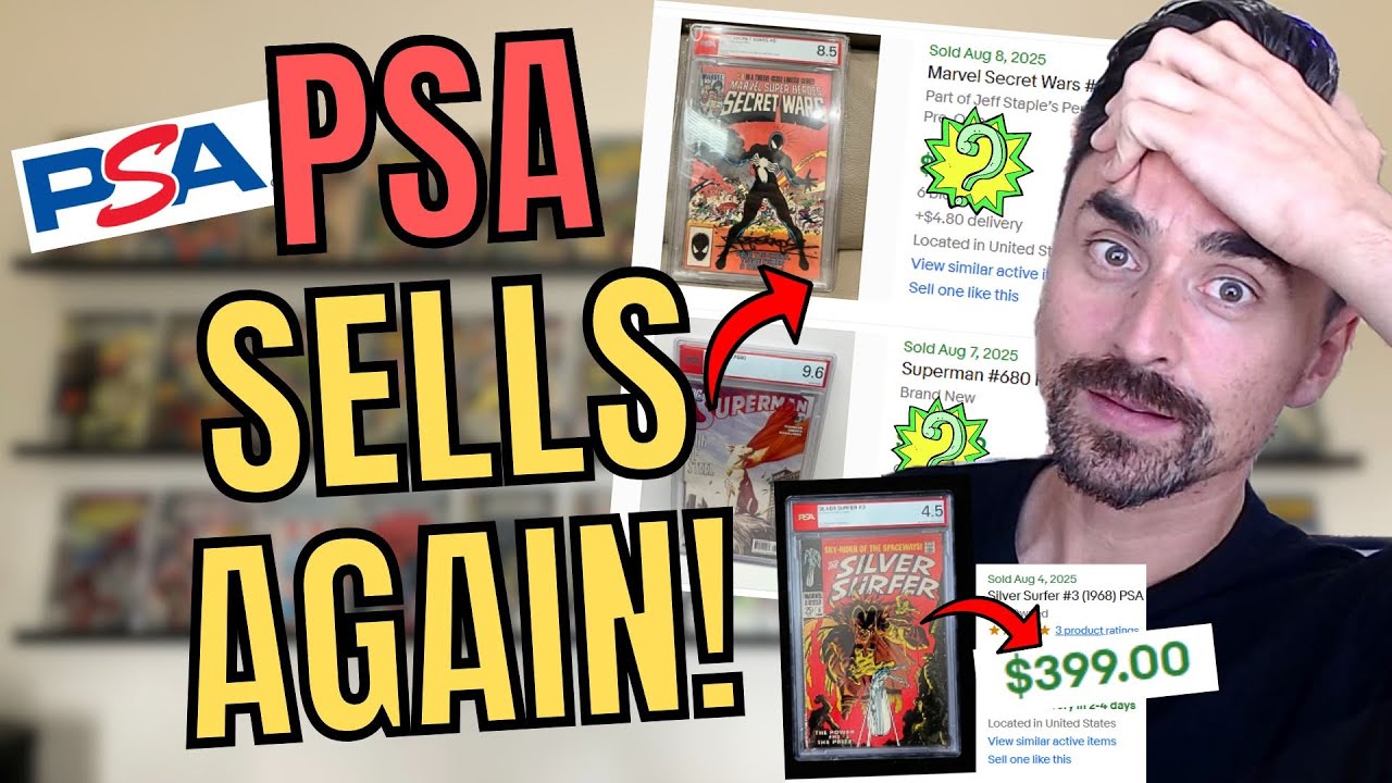 PSA Comics Continue To Sell...Should CGC Be Nervous? Market Report