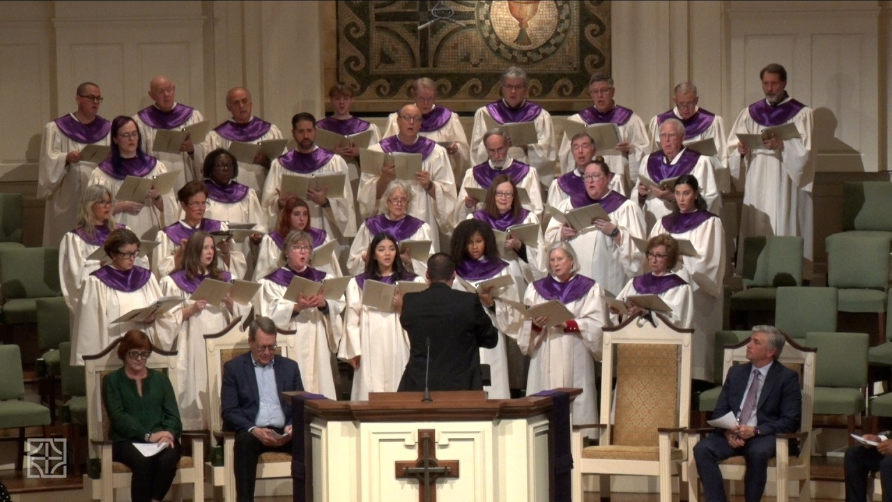 “I Want Jesus to Walk With Me,” Sanctuary Choir