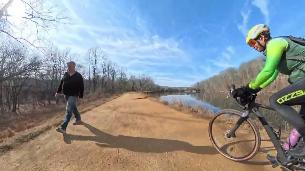 Gravel riding the C&O Canal Tow Path trail