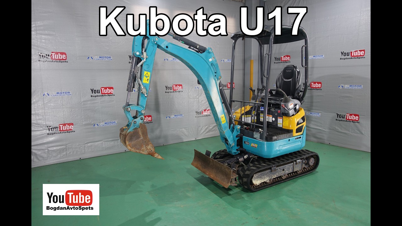 KUBOTA U17-3A 可変脚仕様 610時間 ★ Sliding variable undercarriage ★ 2WAY のサービスポート配管 PIPING ★赤キ－付き★マルチコントロ－ル