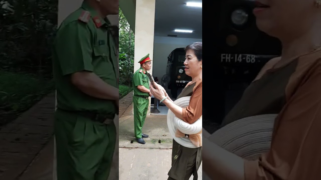 Du lịch K9 gặp các chú Công an cũng đi cùng