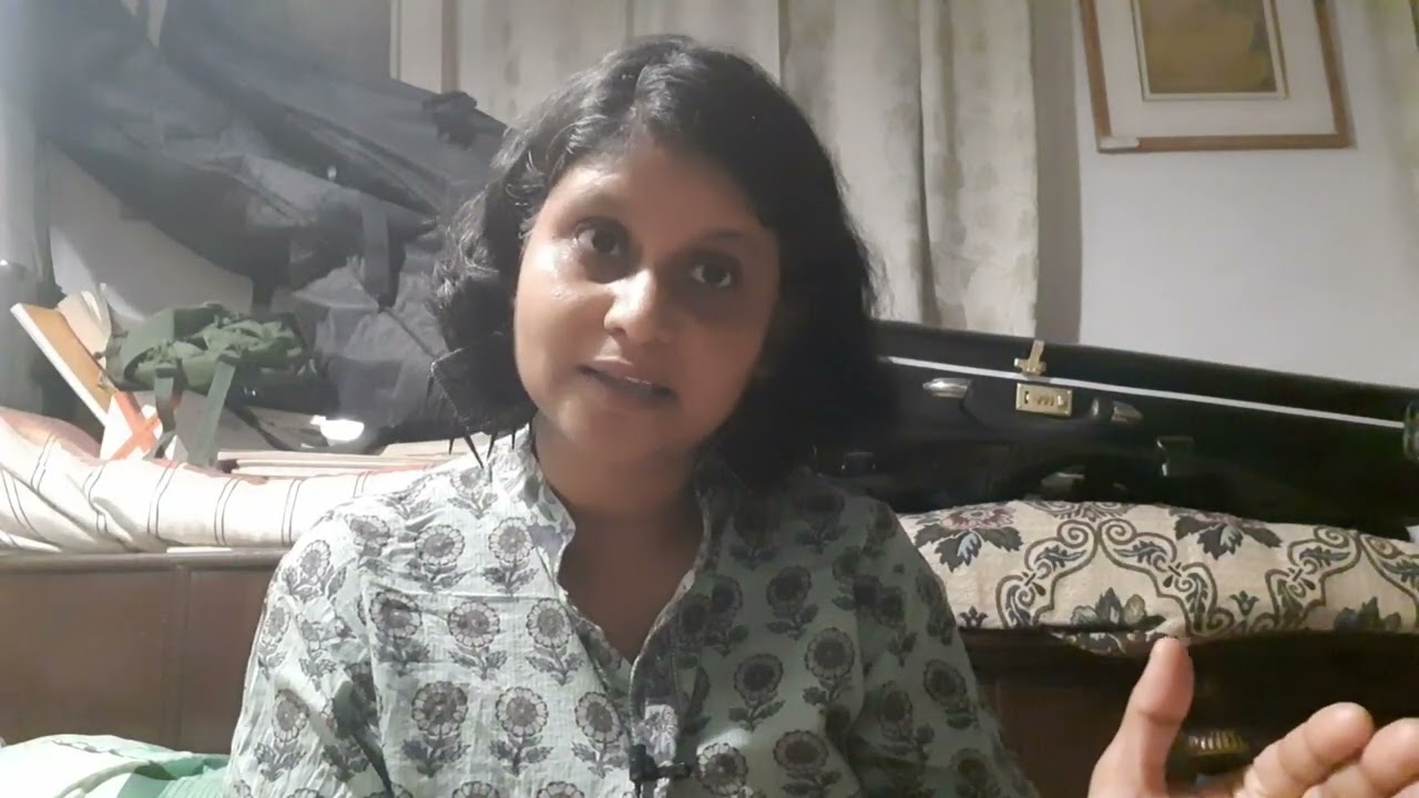 Improvising with lyric. Few techniques. Raag Bhimpalasi. Moumita Mitra