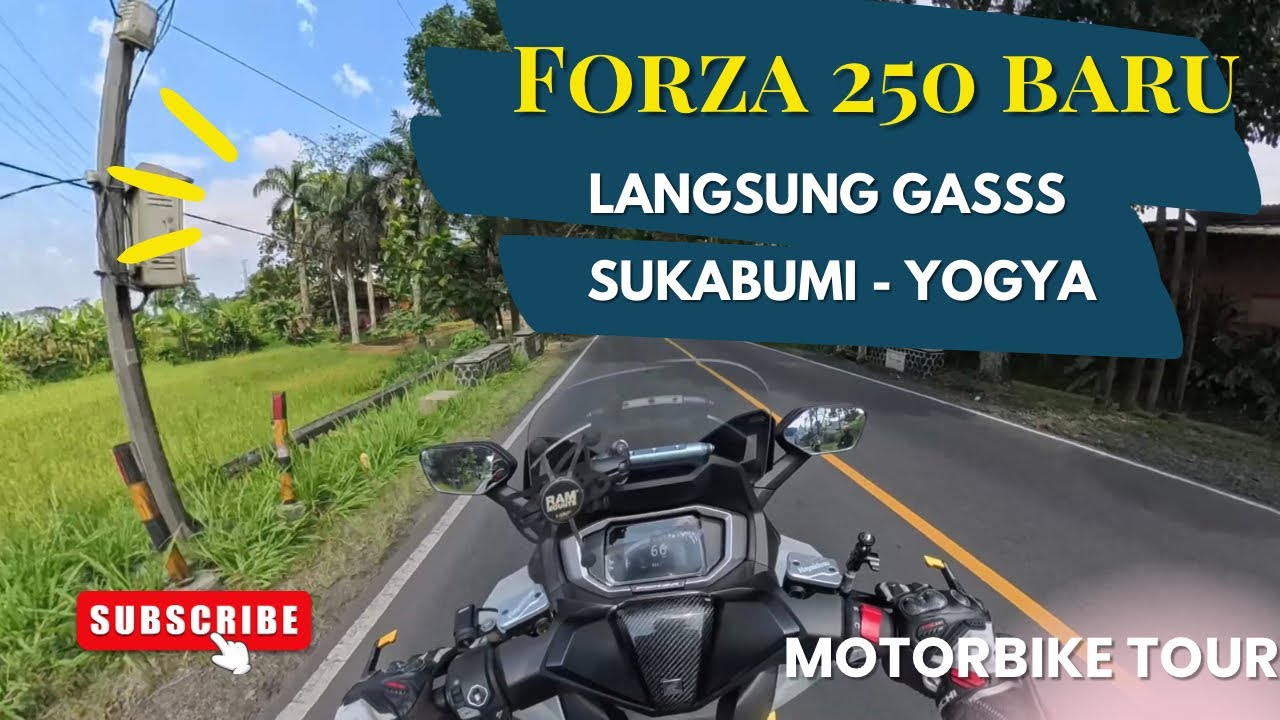 New Forza 250 Sukabumi-Yogya PP 1200 km an ( Eps.1 )