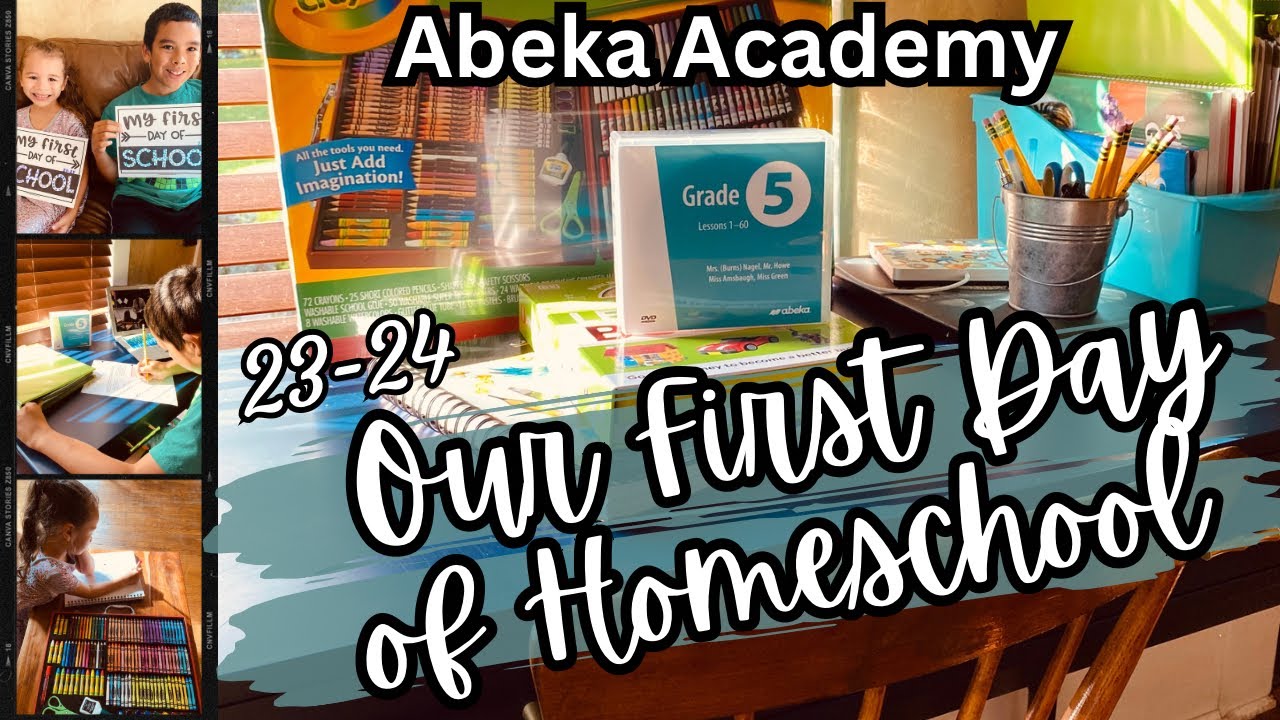 OUR FIRST DAY OF HOMESCHOOL! | ABEKA HOMESCHOOL DAY IN THE LIFE