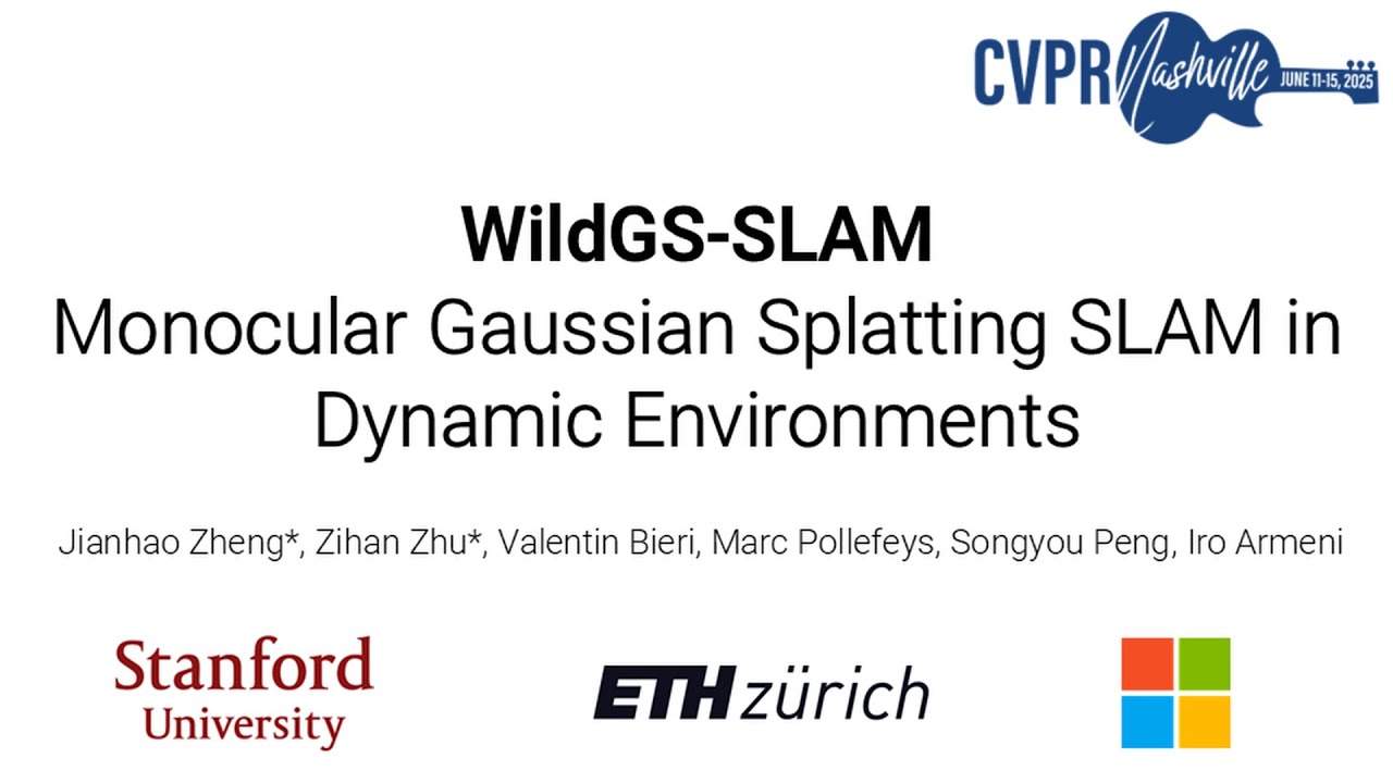 [CVPR 2025] WildGS-SLAM: Monocular Gaussian Splatting SLAM in Dynamic Environments