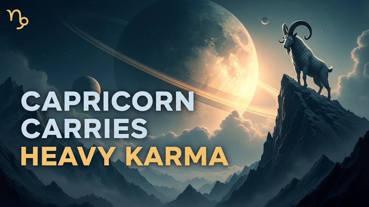 Why Capricorn ♑ Carries the Heaviest Karma | Saturn, Time & the Soul’s Final Test