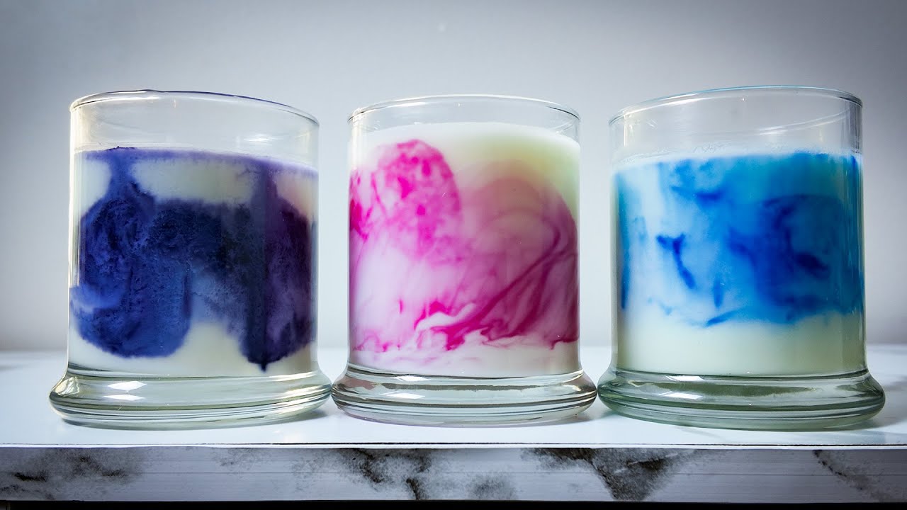 3 Easy Ways To Make Marble Candles At Home