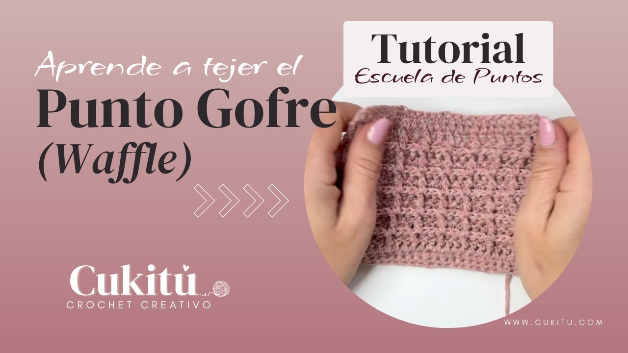 ¿Quieres Dominar el Punto Gofre en 5 Minutos? 🧇 Paso a Paso Waffle Stitch Fácil y Rápido