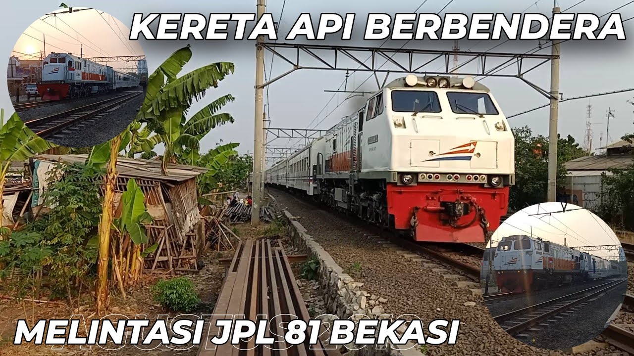 [HUNTING] MOMEN AGUSTUSAN BANYAK LOKO BERBENDERA! Hunting kereta api di bulan Agustus 2019!