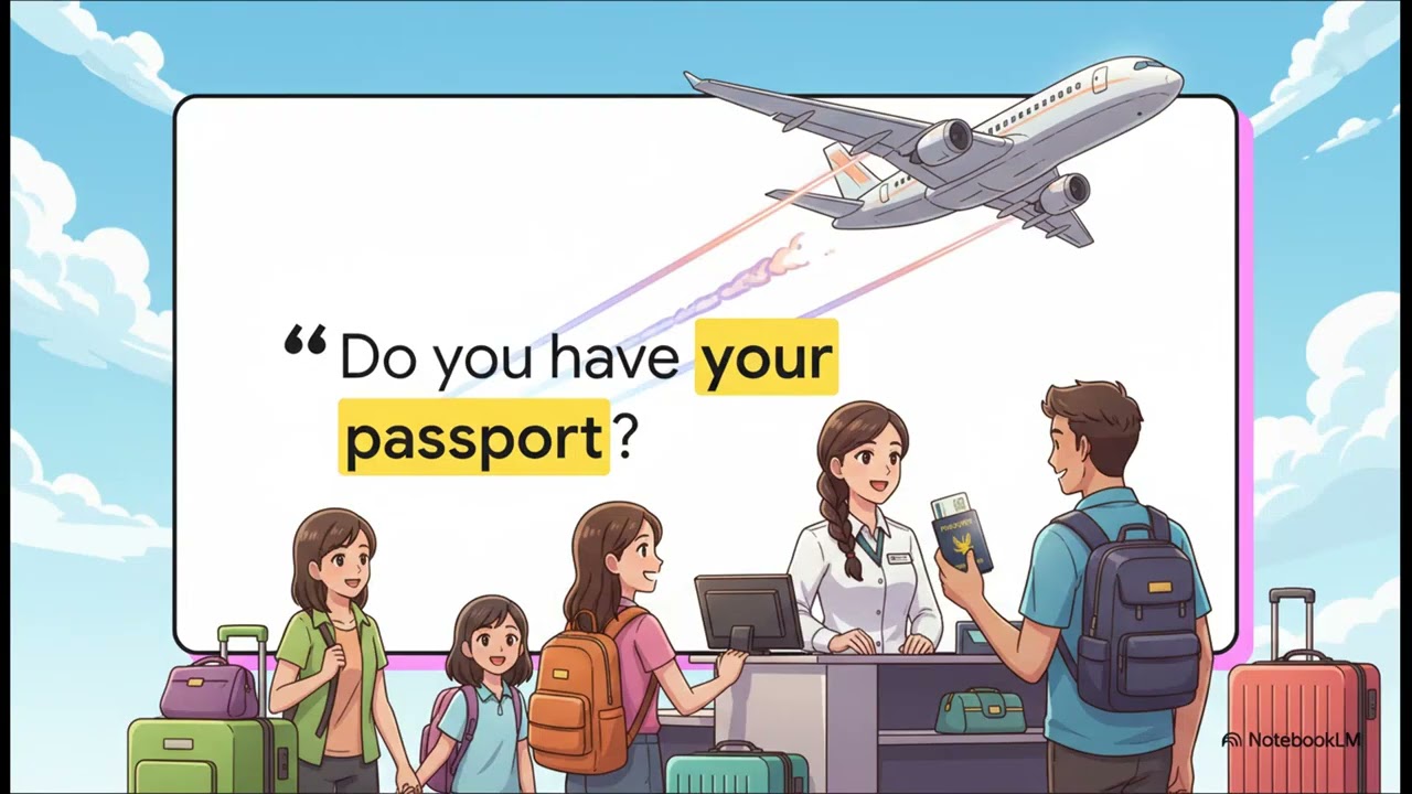 English at the Airport Check-In | Beginner Speaking Practice