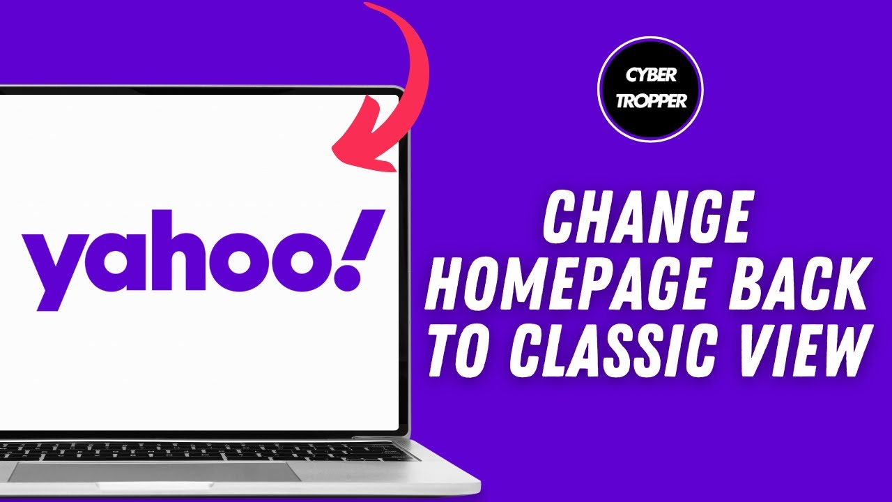 How To Change Yahoo Homepage Back To Classic View?