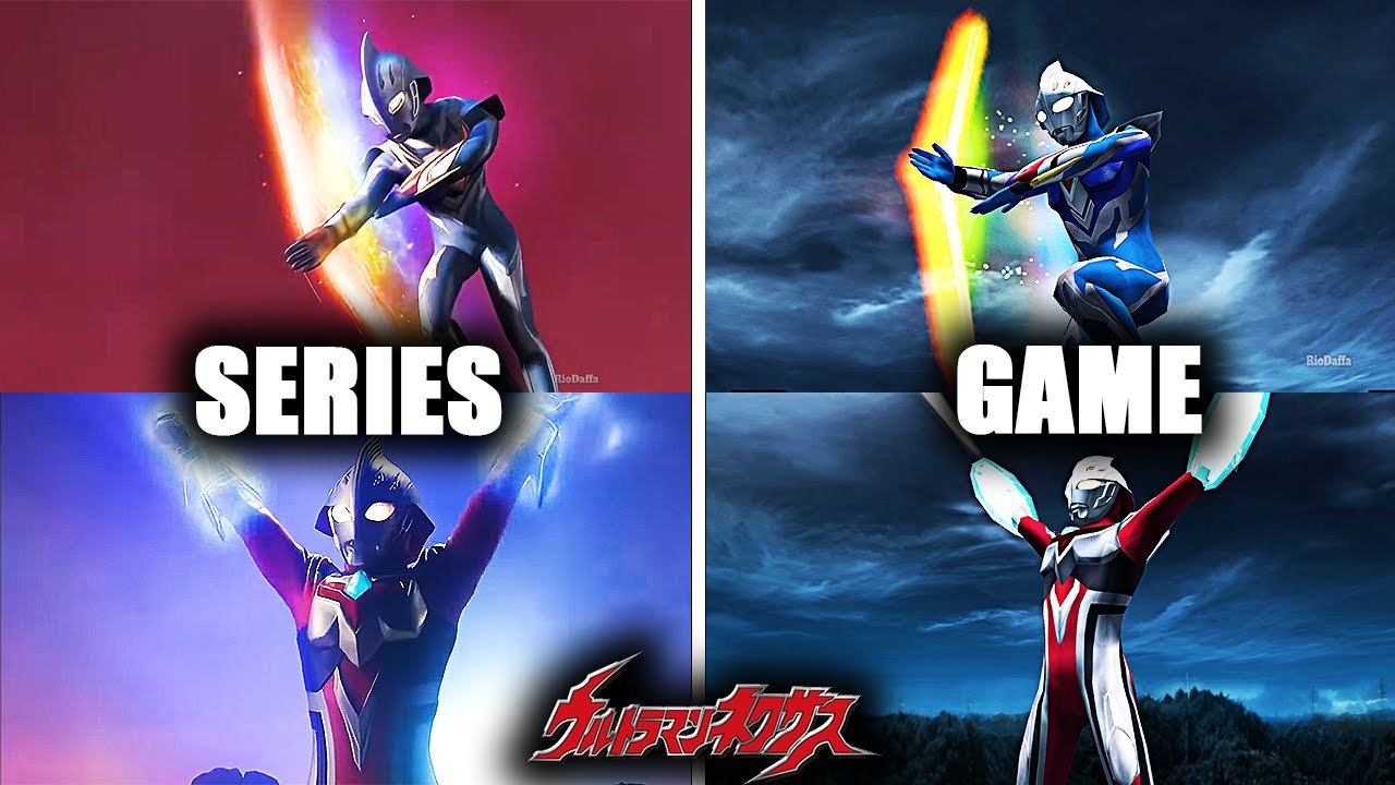 All Ultraman Ultimate Attack Comparison - Semua Ulti Ultraman From Series and Game Ultraman Nexus