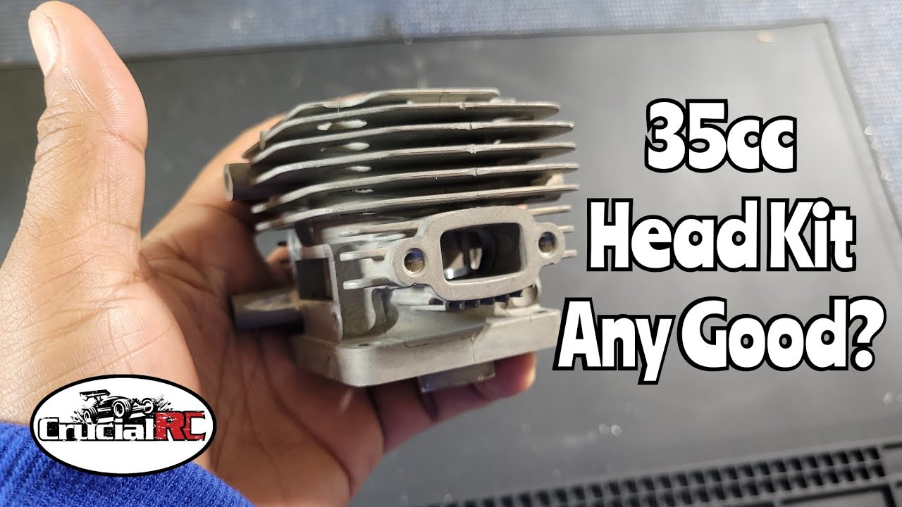 Новый комплект головки блока цилиндров Fujiwara 35cc 2 Stroke RC — хорошо или плохо?