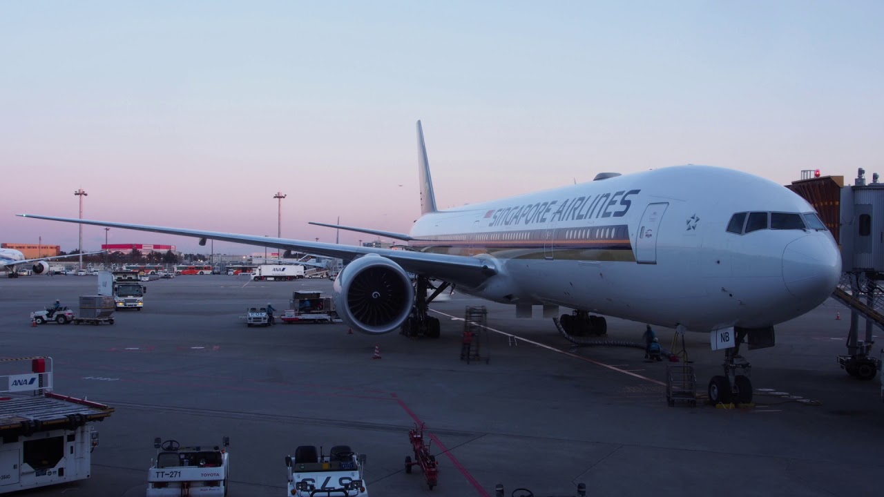 2018/02/07 Singapore Airlines 12 Announcement: Tokyo Narita - Los Angeles
