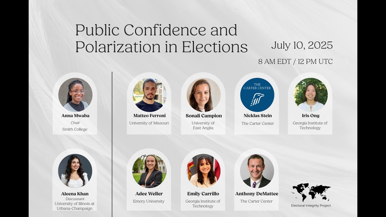 Public Confidence and Polarization in Elections (EIP 2025 #6)