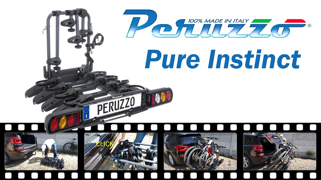 Peruzzo Pure Instinct tow ball bike carrier