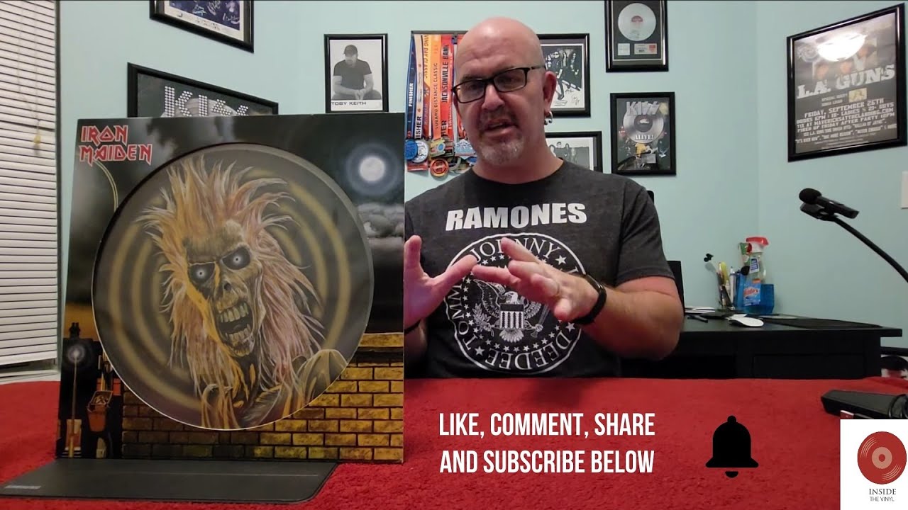 INSIDE THE VINYL - UNBOXING: IRON MAIDEN- S/T PICTURE DISC