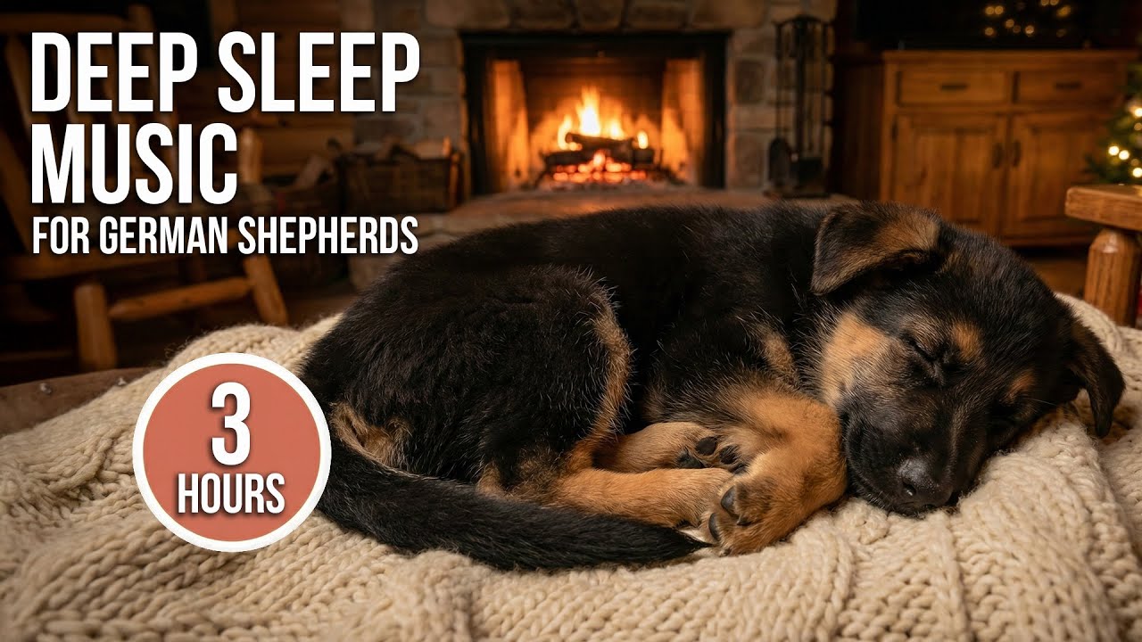 Calming Music for German Shepherds 🐶 Stop Barking & Reduce Hyperactivity (3 Hours)
