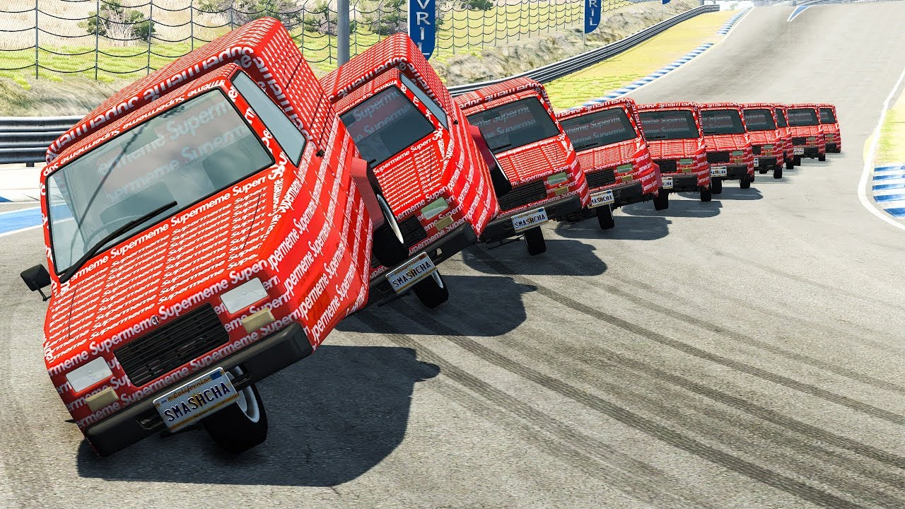 Racing Crashes & Funny Moments #12 - BeamNG DRIVE