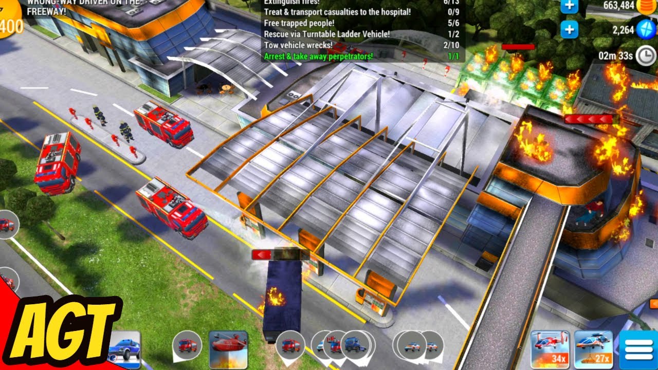Emergency HQ - Android Gameplay 93 - Wrong Way Driver and Oktoberfest Brawl