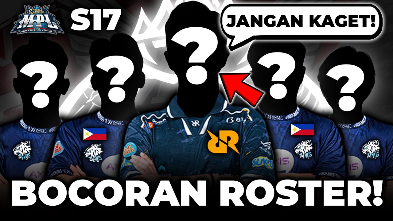 BOCORAN ROSTER EVOS & RRQ MPL S17 (ADA PLAYER PH BERBAKAT) | MPL ID, EVOS, RRQ, MPL Indonesia, MPL