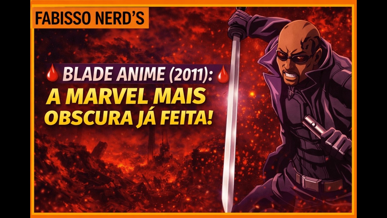 ⚔️🩸Blade (2011): O Anime Brutal da Marvel Que Quase Ninguém Viu!