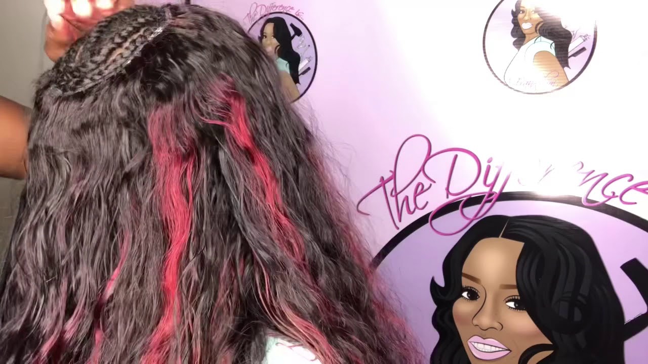 Loose Body Deep Wave Sew-In w/Natutal Center Part | V-Show Hair