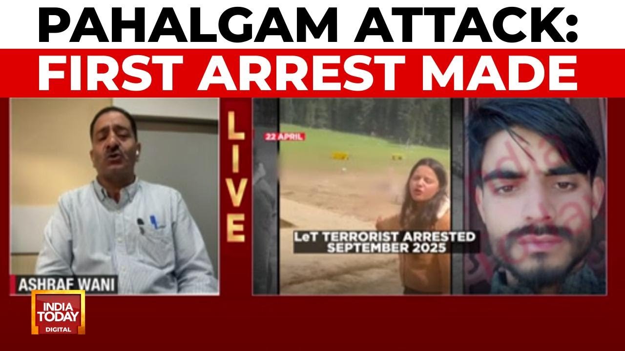 Pahalgam Attack: Lashkar Terrorist Arrested For Logistical Support in Killing of 25 Tourists