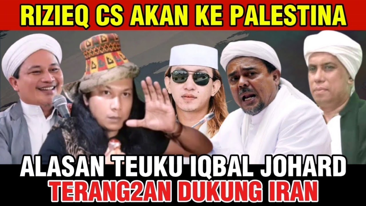 TIJ TERBARU Rizieq akan ke palestina alasan tij dukung Iran | polemik nasab habaib ba'alawi terbaru