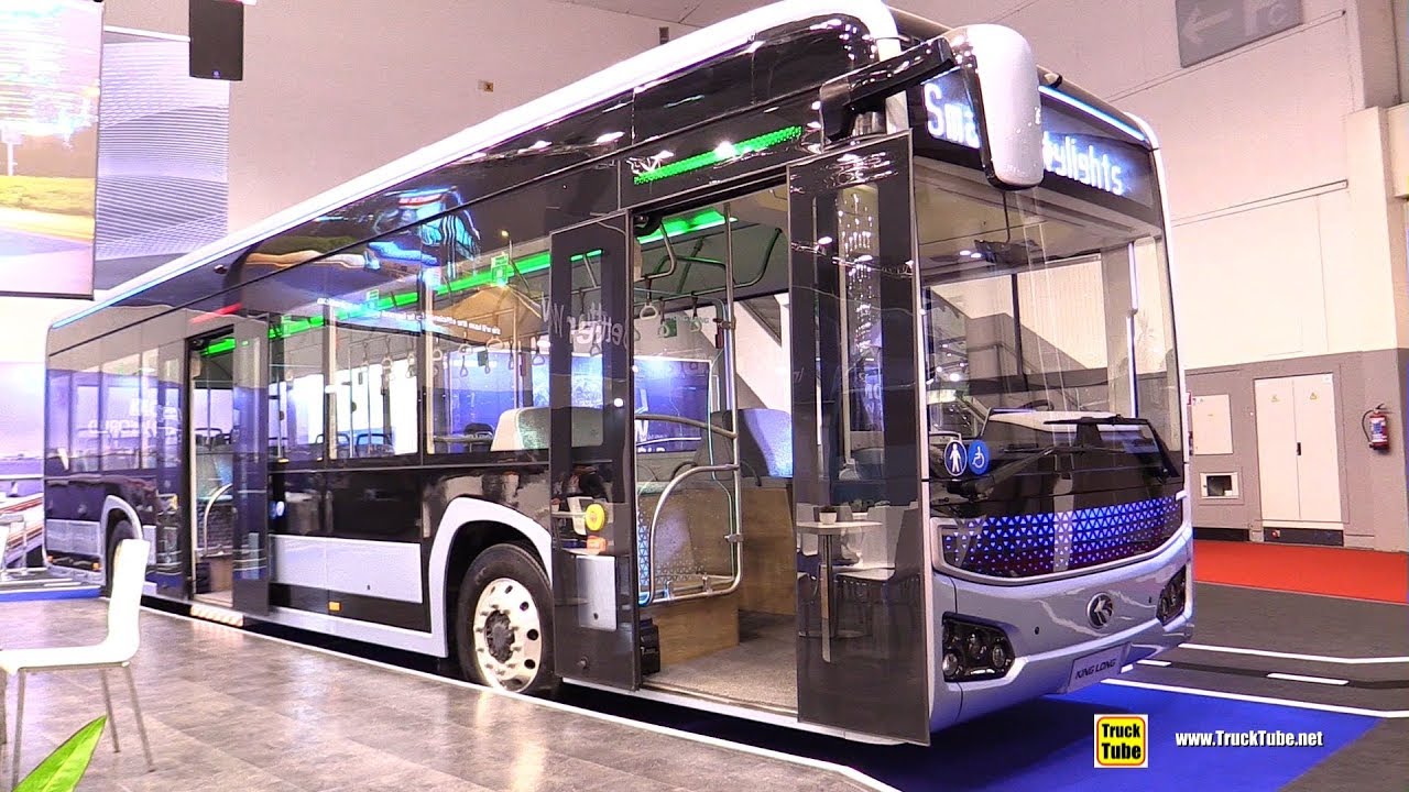 2020 King Long PEV12 Electric City Bus - Exterior Interior Walkaround