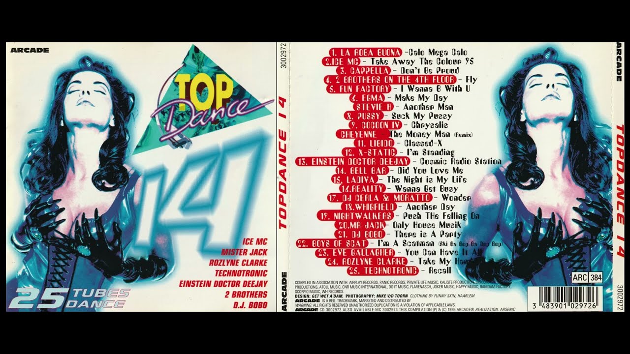 Top dance 14  ( 1995 ) 💿✨Compilation compl&egrave;te✨💿