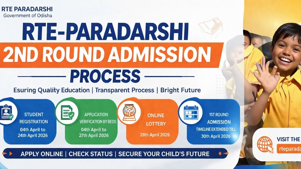 RTE-PARADARSHI || 2ND ROUND ADMISSION #RTEODISHA #EDUCATIONFORALL #RTEPARADARSHI 
