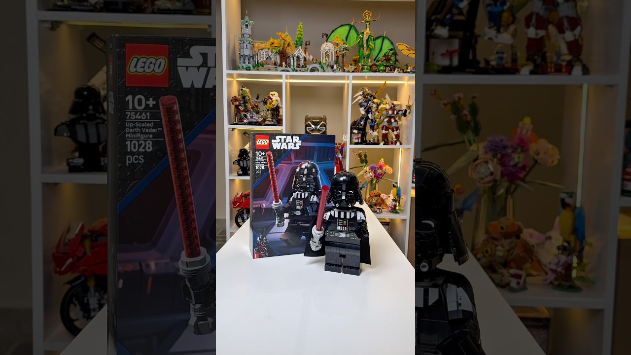 LEGO Star Wars Up-Scaled Darth Vader Minifigure is strong with the Force! #rlfm #starwars #75461
