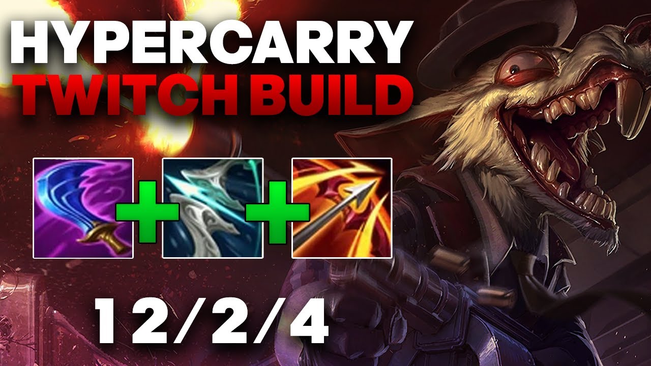 Twitch ADC Gameplay - The Biggest Scaling Twitch ADC Build | League of Legends