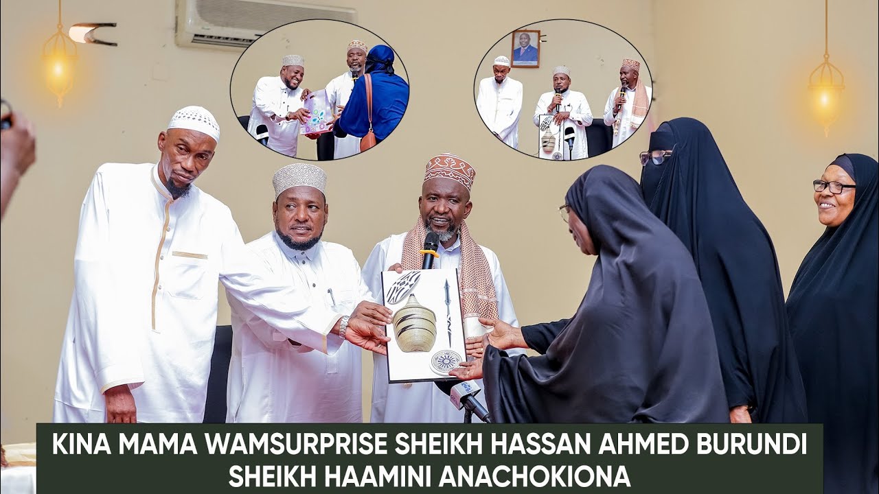 KINA MAMA WA AFEMUBU WAMSURPRISE SHEIKH HASSAN AHMED 😭 ASHINDWA KUJIZUIA HADI MACHOZI MWISH WA ZIAR