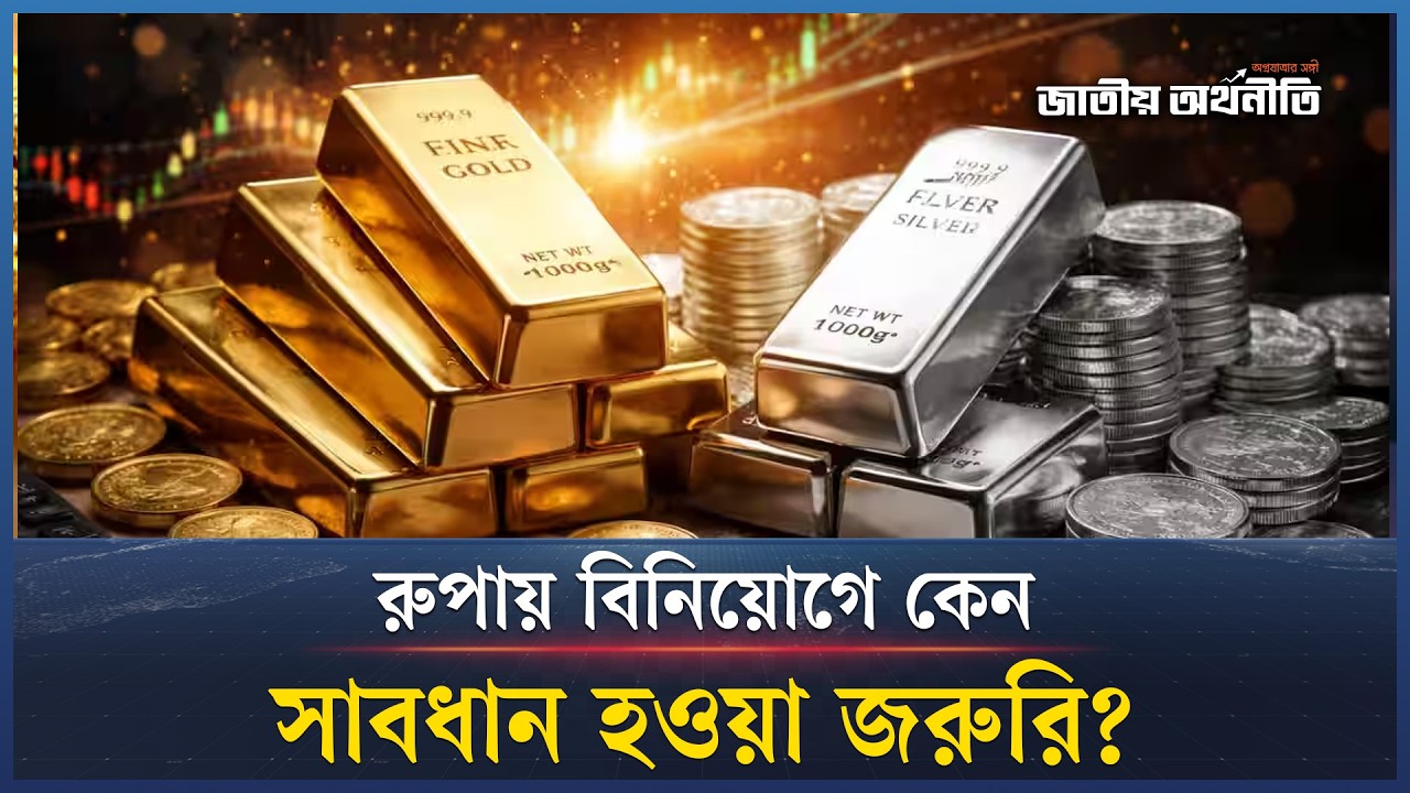 সোনা-রুপায় বিনিয়োগের বিশাল সুযোগ, কিন্তু... | GOLD | RUPA | SILVER PRICE | Jatiyo Arthoniti
