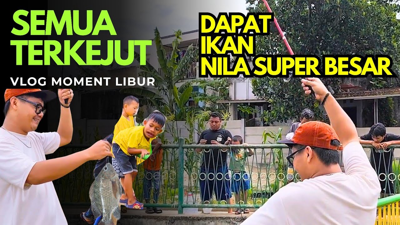 Full nila Babon...! Spot mancing favorit warga Tangerang Selatan / Vlog edisi libur ngejob