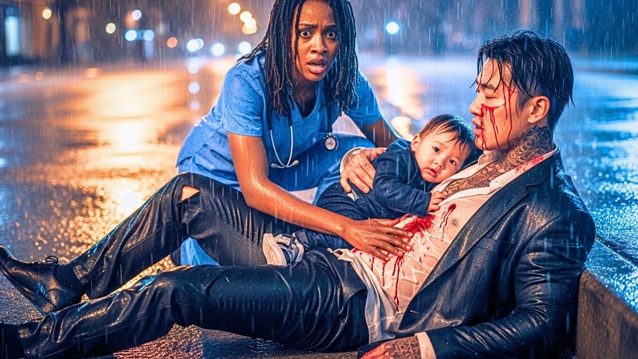 Black Lady Rescued a Dying Man and His Toddler on the Street Unaware He was a Korean Mafia Boss.