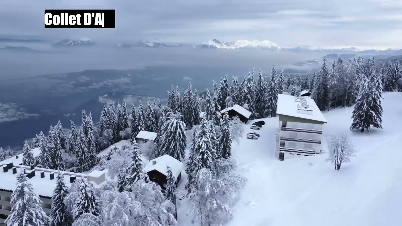 Collet d'Allevard - NEIGE ! - Survol #28
