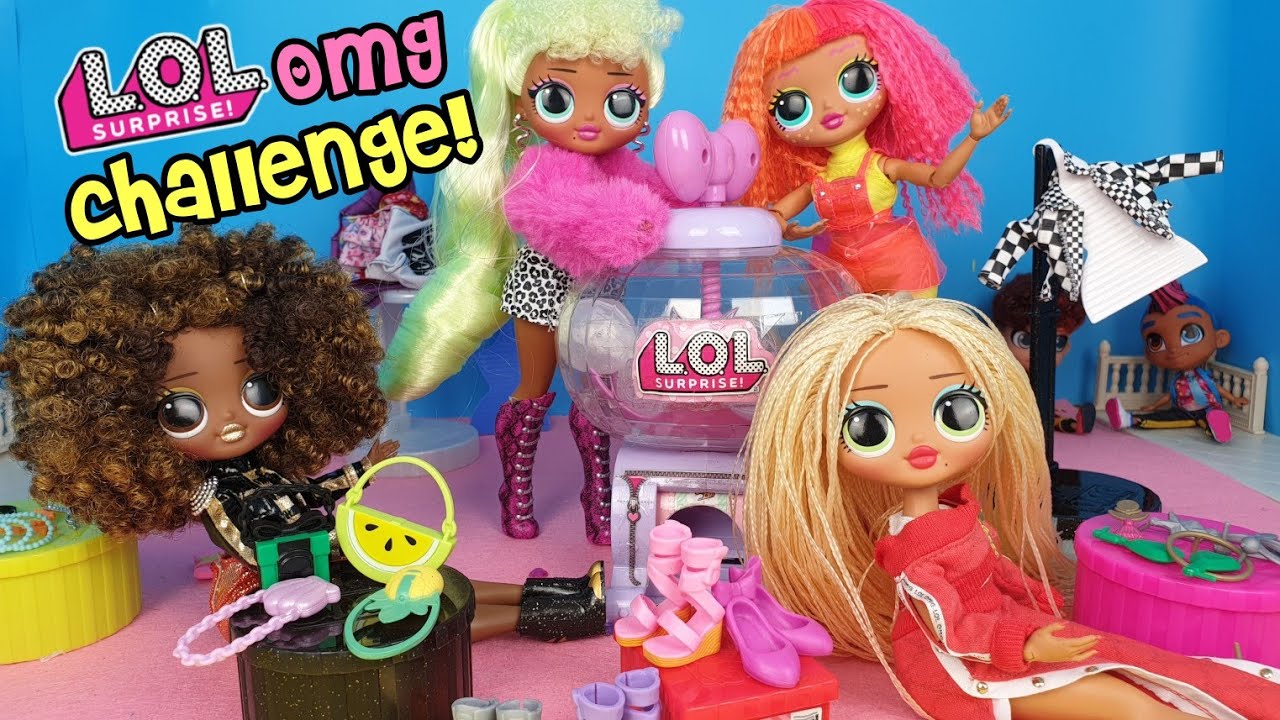 CHALLENGE DIVERTENTE: LOL SURPRISE OMG OUTFIT CHALLENGE!