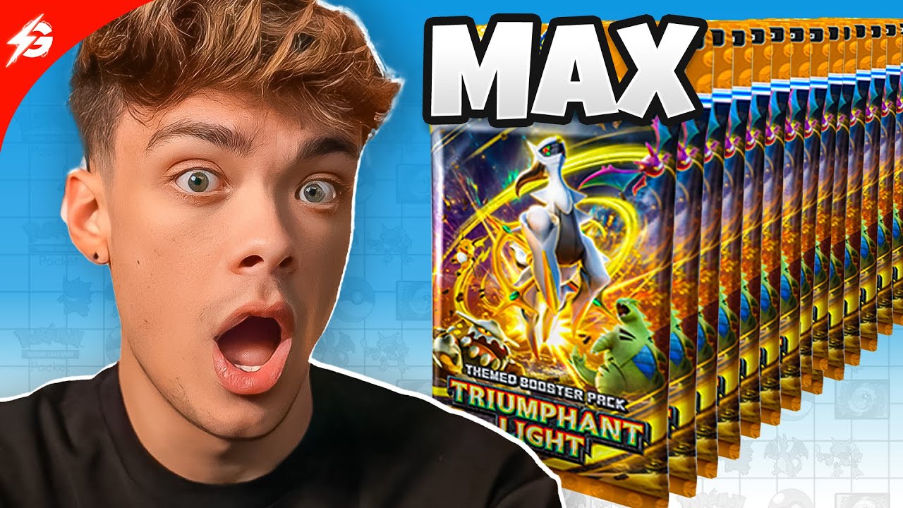 MAX Pack Opening for Triumphant Light! (CRAZY LUCK)