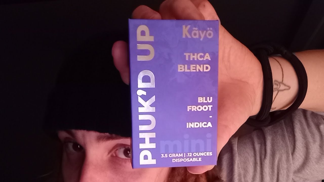 Kayo ThcA Blend Phukd Up Blu Froot Disposable Vape Review